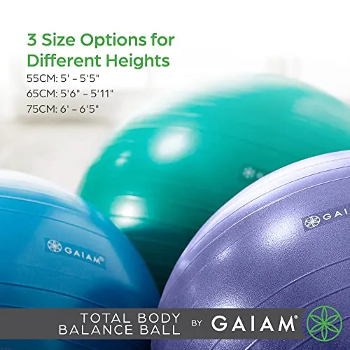 Gaiam Exercise Ball Review: 65cm Balance Ball Analysis image 2