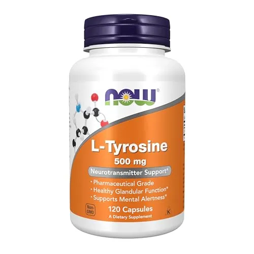 NOW L-Tyrosine 500 mg Review: Capsule Supplement Analysis