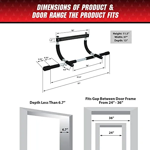 Iron Gym Pull-Up Bar Review: Doorway Workout Bar image 4