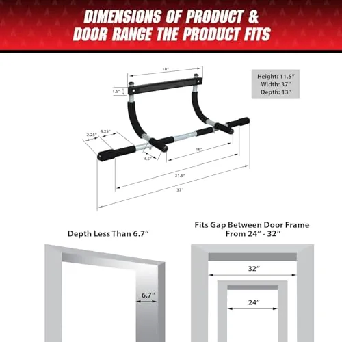 Iron Gym Pull-Up Bar Review: Doorway Workout Bar image 5