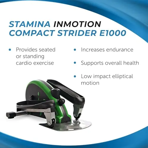 Stamina Inmotion Compact Strider Review: Under Desk Elliptical image 2