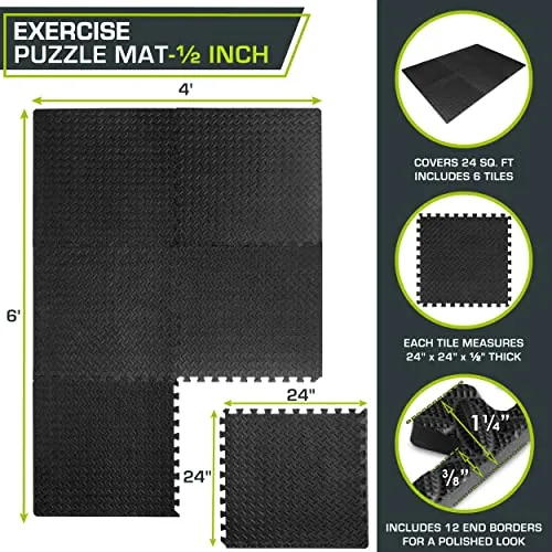 ProsourceFit Exercise Puzzle Mat Review: Home Gym Flooring image 3