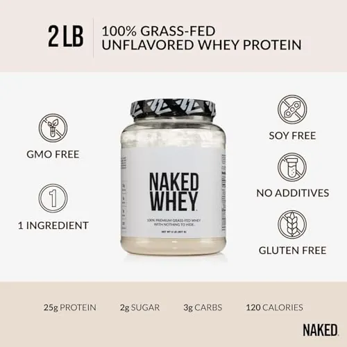 NAKED Whey Review: Unflavored Grass Fed Whey Protein image 3