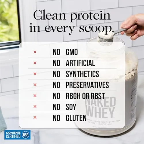 NAKED Whey Review: Unflavored Grass Fed Whey Protein image 4