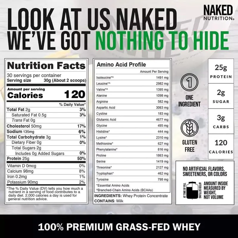 NAKED Whey Review: Unflavored Grass Fed Whey Protein image 5