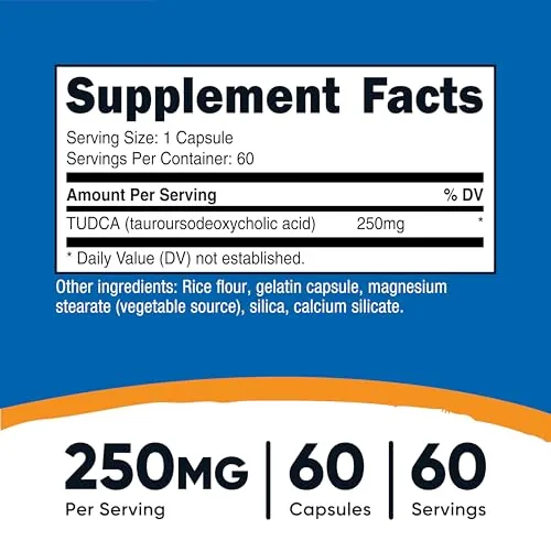 Nutricost TUDCA 250mg Review: Capsule Supplement Analysis image 2