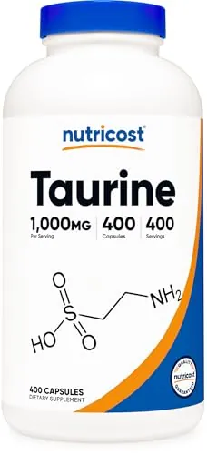 Nutricost Taurine 1000mg Review: 400-Capsule Value