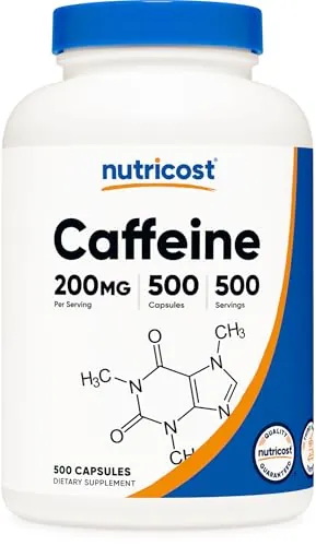 Nutricost Caffeine Pills Review: 200mg Capsule Analysis