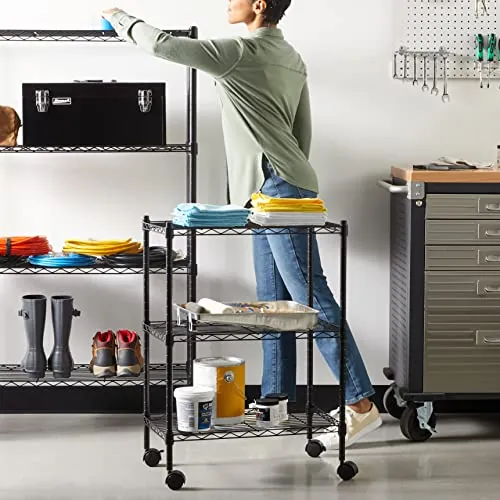 Amazon Basics 3-Shelf Storage Shelving Unit Review image 3