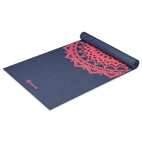 Gaiam Print Yoga Mat Review: Non-Slip Yoga & Pilates Mat
