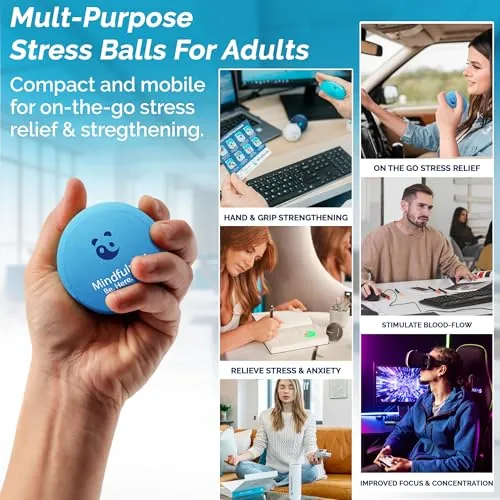 Mind & Body Stress Balls Review: Hand Therapy Grip Balls image 2