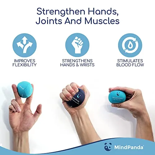 Mind & Body Stress Balls Review: Hand Therapy Grip Balls image 4