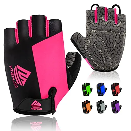 HTZPLOO Bike Gloves Review: Half-Finger Cycling Gloves