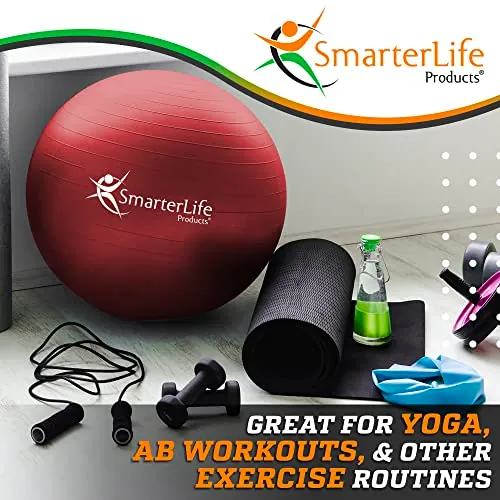 SmarterLife Exercise Ball Review: Yoga & Stability Ball image 2