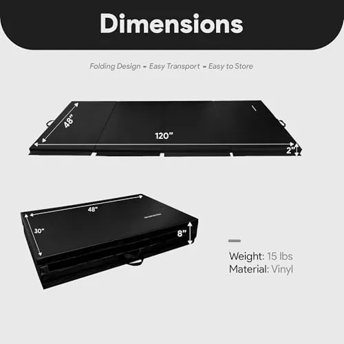 BalanceFrom 10x4 Folding Gymnastics Mat Review image 4