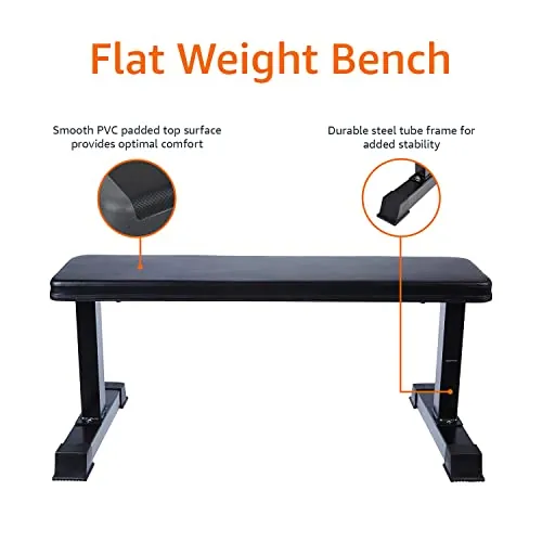 Amazon Basics Flat Weight Bench Review image 4