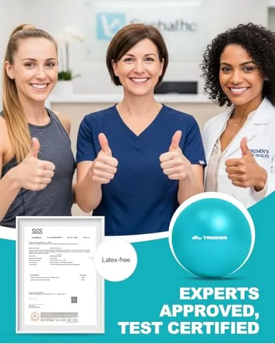 Trideer 9-Inch Exercise Ball Review: Pilates & Core Use image 4