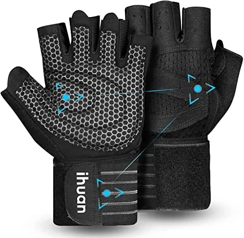 ihuan Workout Gloves Review: Lifting Gloves with Wrist Wraps