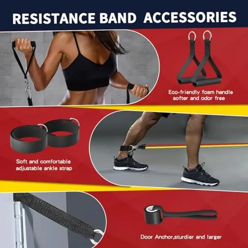 WHATAFIT Resistance Bands Review: Home Workout Band Set image 4