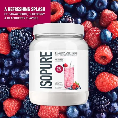 Isopure Clear Whey Isolate Mixed Berry Review image 3