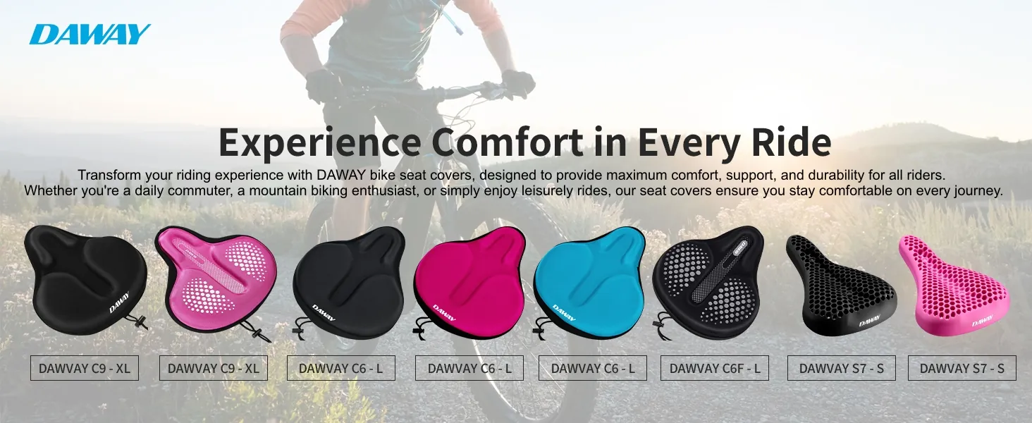 DAWAY C9 Bike Seat Cover Review: Exercise Bike Cushion image 9