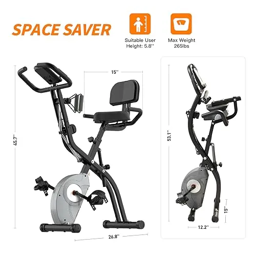 ATIVAFIT Foldable Exercise Bike Review image 4