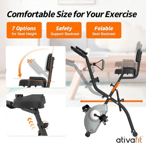 ATIVAFIT Foldable Exercise Bike Review image 6