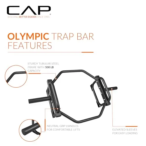 CAP Barbell Olympic Trap Bar Review: Hex Bar Analysis image 3