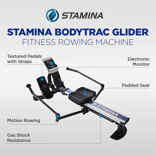 Stamina BodyTrac Glider Review: Hydraulic Rowing Machine image 2