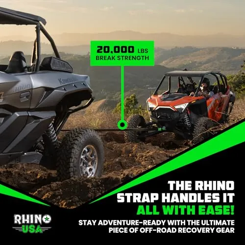 Rhino USA Recovery Tow Strap Review: Offroad Recovery Strap image 7