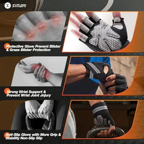 SIMARI Workout Gloves Review: Grip and Wrist Support image 4