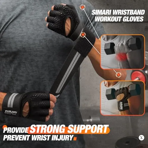 SIMARI Workout Gloves Review: Grip and Wrist Support image 5