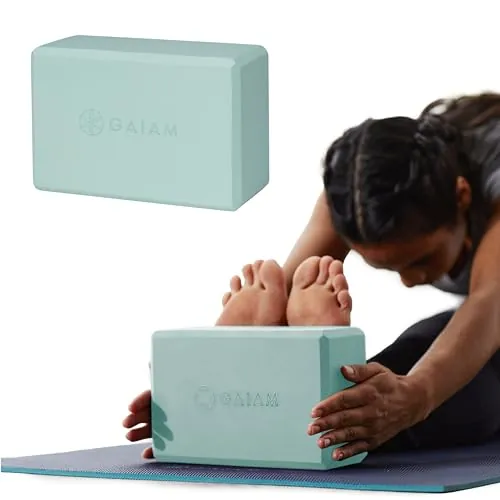 Gaiam Yoga Block Review: EVA Foam Yoga Support...