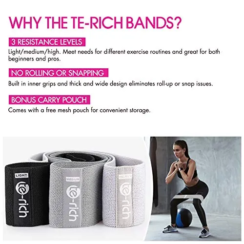 Te-Rich Resistance Bands Review: Fabric Loop Band Analysis image 2