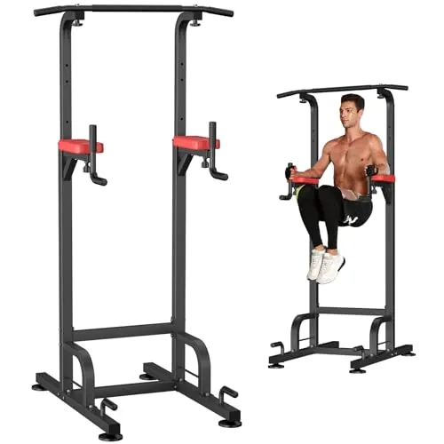 RELIFE Power Tower Review: Pull Up Bar Dip Station