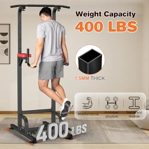 RELIFE Power Tower Review: Pull Up Bar Dip Station image 6