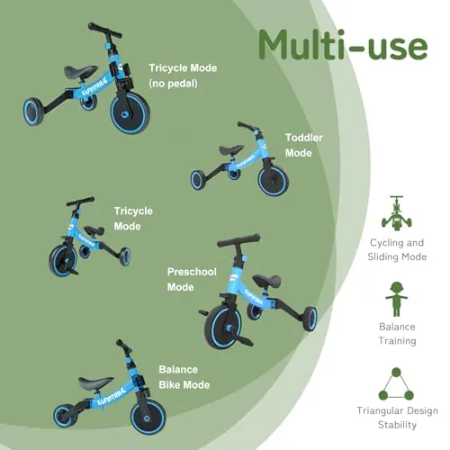 besrey 5 in 1 Toddler Bike Review: Toddler Trike Analysis image 2