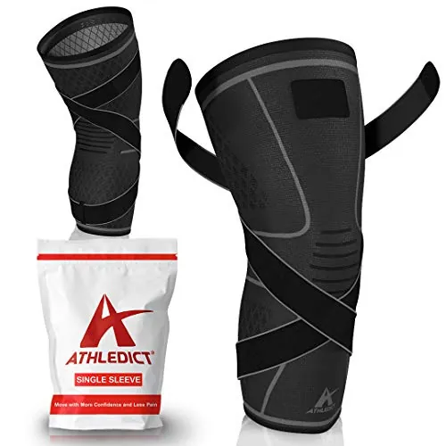 ATHLEDICT Knee Brace Review: Compression Sleeve...