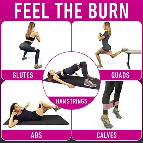 Vergali Resistance Bands Review: Fabric Booty Band Set image 6