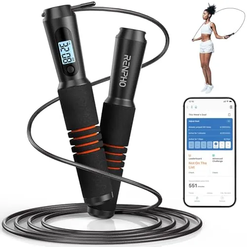 RENPHO Smart Jump Rope Review: App-Tracked Cardio Rope