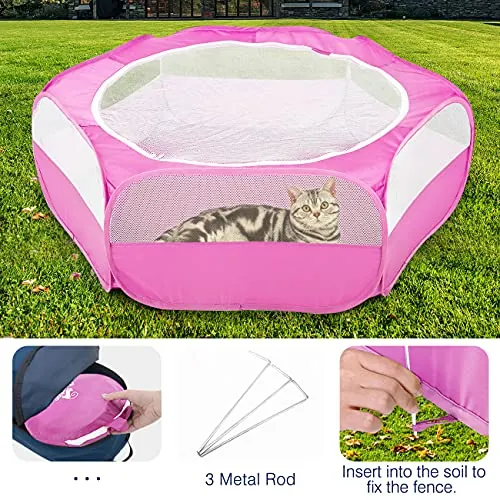 Pawaboo Small Animals Playpen Review: Portable Pet Pen image 6