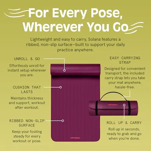 Retrospec Solana Yoga Mat Review: 1-Inch Exercise Mat image 5