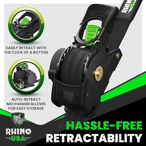 Rhino USA Retractable Ratchet Straps Review image 3