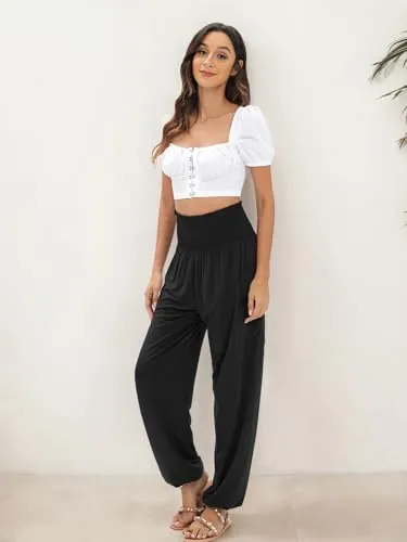 QIANXIZHAN Women's Harem Pants Review: Yoga Lounge Fit image 3