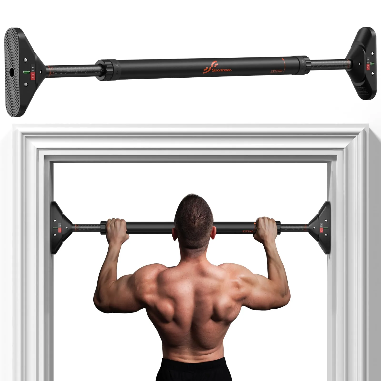 Sportneer Pull Up Bar Review: Doorway Strength Bar image 8