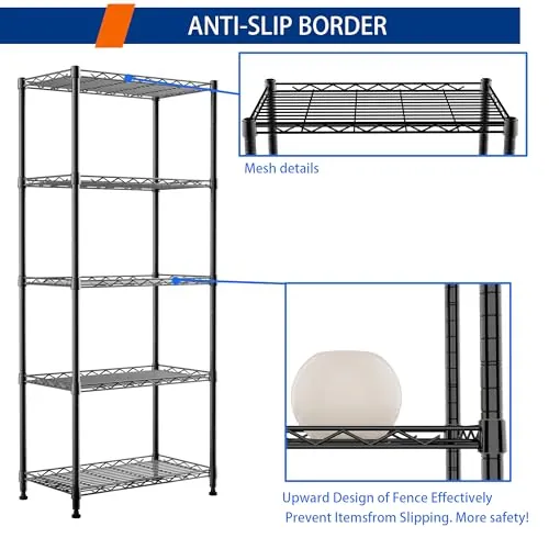 REGILLER 5-Wire Shelving Rack Review image 6
