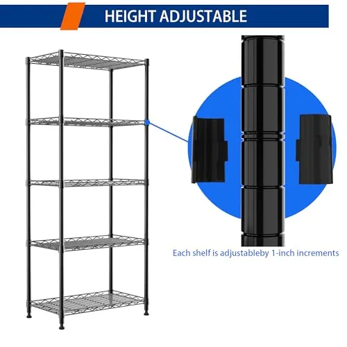 REGILLER 5-Wire Shelving Rack Review image 7