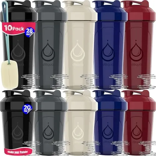 diliqua 10 Pack Shaker Bottles Review: Protein Mixes image 2