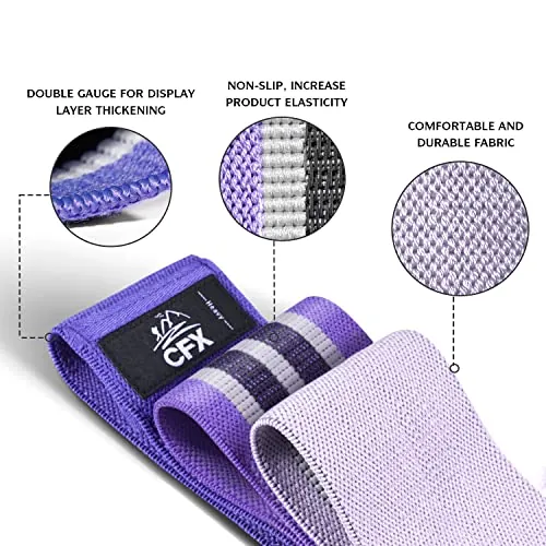CFX Resistance Bands Set Review: Fabric Booty Bands image 3