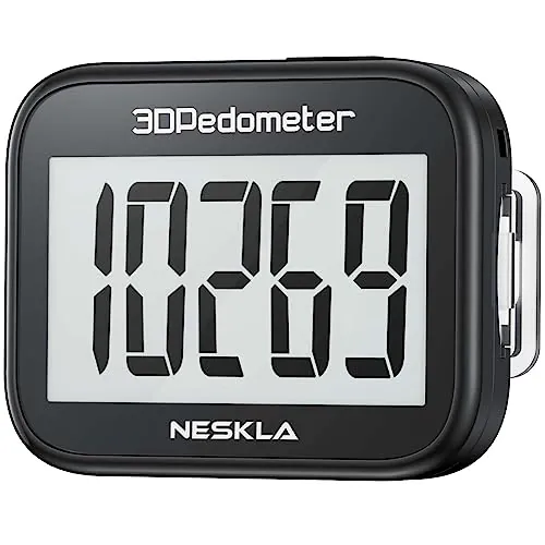 NESKLA 3D Pedometer Review: Simple Walking Step Counter